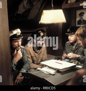 DAS BOOT/Teil 2/BRD 1981 / Wolfgang Petersen/Jürgen Prochnow, KLAUS WENNEMANN, Herbert Grönemeyer, 'Das Boot', 1981. 31240/#/Überschrift: DAS BOOT/BRD 1981 Stockfoto