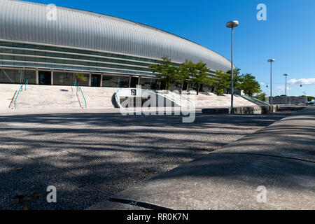 Lissabon, Portugal - 23. Juni 2018: Blick auf die Altice Arena in der Stadt Lissabon in Portugal. Stockfoto