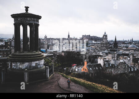 Calton Hill, Edinburgh, Schottland Stockfoto