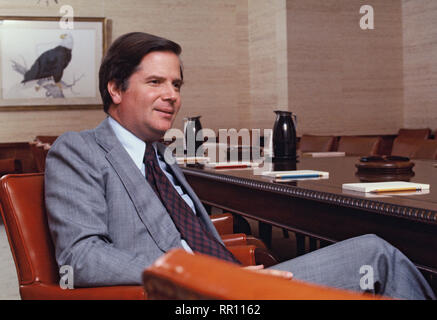 Peter Tarnoff, Staatssekretär für Politische Angelegenheiten im Jahr 1978. Als Teil einer Zeit Titelthema auf Cyrus Vance fotografiert,, Außenministerium, Foto von Dennis Brack Stockfoto