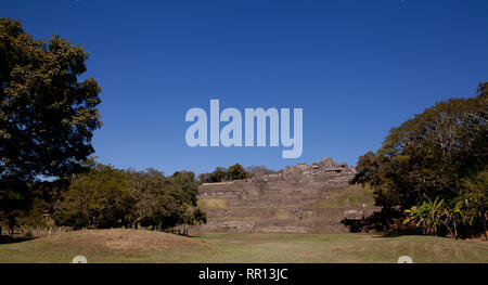 Tonina ein Maya archäologische Stätte in der Nähe von ‎Ocosingo, Chiapas, Mexiko. Stockfoto