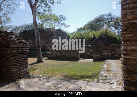 Tonina ein Maya archäologische Stätte in der Nähe von ‎Ocosingo, Chiapas, Mexiko. Stockfoto