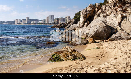 Strand Platja d'Aro an der Costa Brava, Katalonien Stockfoto