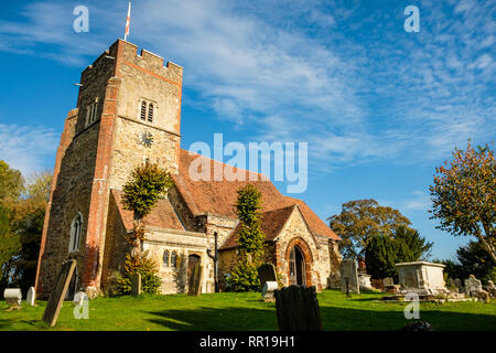 St. Peters Kirche, Fen Pond Road, Ightham, Kent Stockfoto