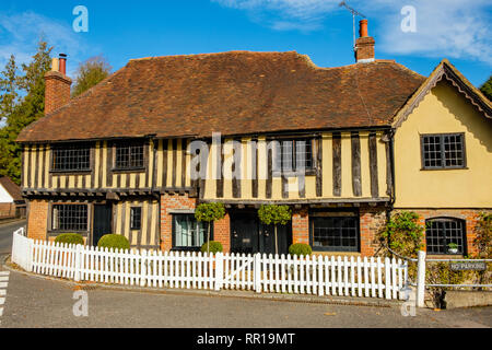 Alte Schmiede Haus, die Straße Ightham, Kent Stockfoto