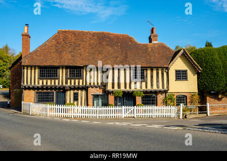 Alte Schmiede Haus, die Straße Ightham, Kent Stockfoto