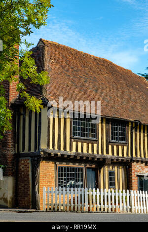 Alte Schmiede Haus, die Straße Ightham, Kent Stockfoto