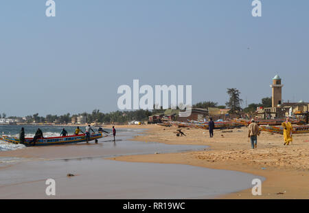 Ngaparou, eine kleine Küstengemeinde in der Petite Cote von Senegal Stockfoto