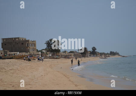 Ngaparou, eine kleine Küstengemeinde in der Petite Cote von Senegal Stockfoto