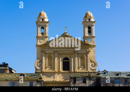 Église St-Jean-Baptiste Kirche, Bastia, Korsika, Frankreich Stockfoto