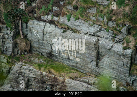 Das Leben in Port Erin Isle of Man Stockfoto