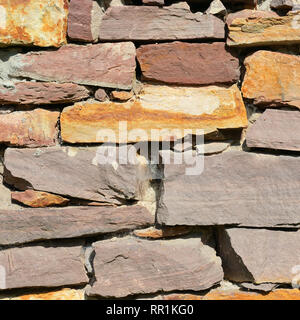 Steinmauer Hintergrund Stockfoto