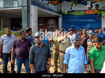 Kolkata Polizei Wahrend Des Protestes Gesehen Die Demonstranten