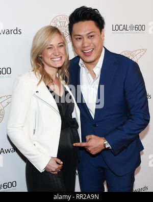 KRISTIN HODGE und Jon M. CHU nimmt an der 56. jährlichen ICG Publizist Auszeichnungen Im Beverly Hilton Hotel in Beverly Hills, Kalifornien. 22 Feb, 2019. Credit: Billy Bennight/ZUMA Draht/Alamy leben Nachrichten Stockfoto