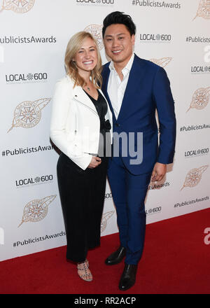 KRISTIN HODGE und Jon M. CHU nimmt an der 56. jährlichen ICG Publizist Auszeichnungen Im Beverly Hilton Hotel in Beverly Hills, Kalifornien. 22 Feb, 2019. Credit: Billy Bennight/ZUMA Draht/Alamy leben Nachrichten Stockfoto