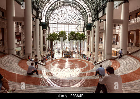 Brookfield Ort Wintergarten, Atrium, Lower Manhattan, New York New York, USA Stockfoto