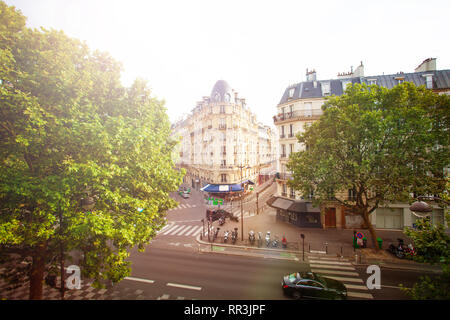 Blick vom Weg Rene-Dumont in Paris, Frankreich Stockfoto