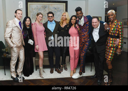 London, UK 22.09.2019. British Thought Magazine Party, London, Großbritannien, 22. Februar 2019. Quelle: Alamy News Stockfoto