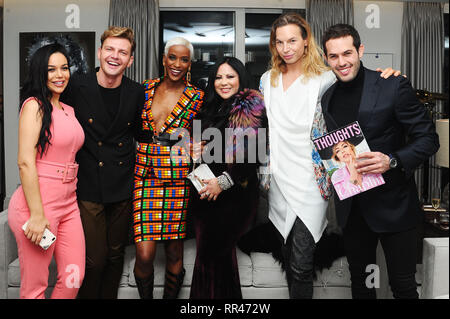 London, UK 22.09.2019. British Thought Magazine Party, London, Großbritannien, 22. Februar 2019. Quelle: Alamy News Stockfoto