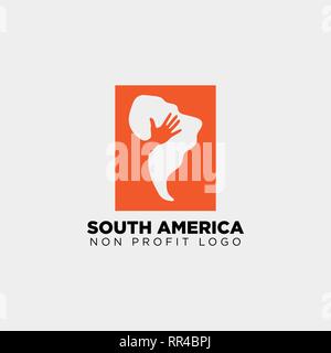 Südafrika charity Logo template Vector Illustration icon-Element isoliert-Vektor Stock Vektor