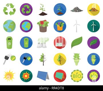 Atmosphäre, Fahrrad, bio, können, Auto, Cartoon, flache, saubere, Sauberkeit, Sammlung, Design, trocken, dump, Erde, öko, ökologisch, Ökologie, Energie, Anlagen, Blume, fluoreszierend, voll, Garbage, Grün, Hälfte, Icon, Illustration, isoliert, Schlüssel, Label, Lampe, Blatt, Ernährung Umwelt, Panel, Anlage, Umweltverschmutzung, Topf, Verarbeitung, Produkt, Wiederverwertung, Recycling, Satz, Zeichen, Solar, sprießen, Sonne, Symbol, Baum, Turbine, Vector, Vektor, Vektoren, Stock Vektor
