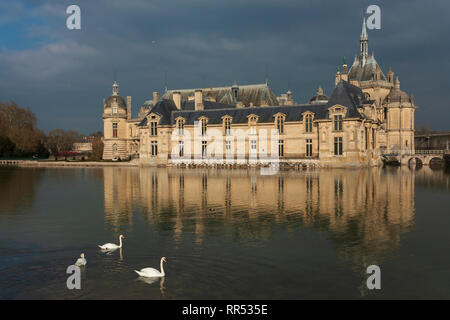 Château de Chantilly, Chantilly, Oise, Frankreich Stockfoto