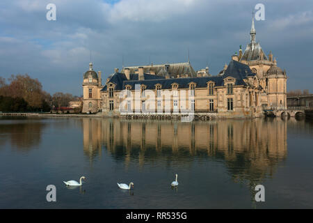 Château de Chantilly, Chantilly, Oise, Frankreich Stockfoto