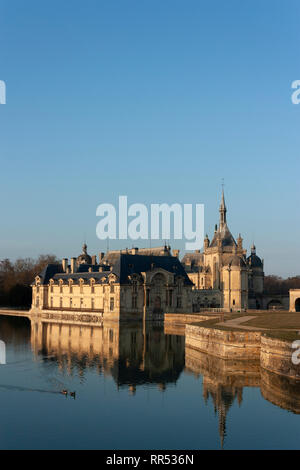 Château de Chantilly, Chantilly, Oise, Frankreich Stockfoto