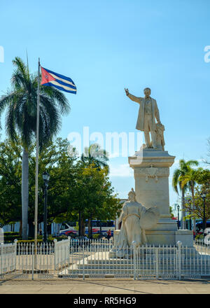 Statue von Jose Marti, Cienfuegos Stockfoto