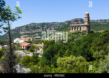 San Martinu (St. Martin's) Kirche, Patrimonio, Cap Corse, Corsica, Frankreich Stockfoto