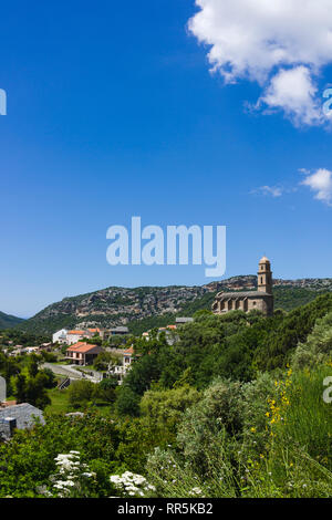 San Martinu (St. Martin's) Kirche, Patrimonio, Cap Corse, Corsica, Frankreich Stockfoto