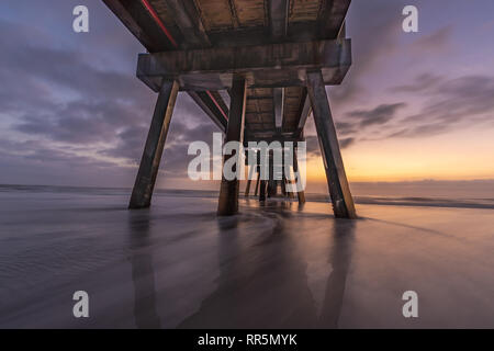 Sunrise Jacksonville Beach Stockfoto