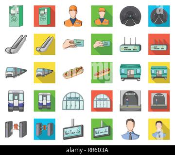 Administrator, Auto, Karte, Cartoon, flach, Sammlung, Bequemlichkeit, Kredit, Gerät, Richtung Tür, elektrisch, Baumaschinen, Bagger, Exit, Gang, Hand, Icon, Illustration, Beschriftung, Bügeleisen, Beleuchtung, Mann, Karte, Metro, Pass, Zahlung, Post, öffentliche, Eisenbahn, Straße, Sitz, Satz, Zeichen, Schild, Geschwindigkeit, Treppe, Station, Stop, Strip, U-Bahn, Symbol, Terminal, Bahn, Verkehr, Reise, Tunnel, Drehkreuz, U-Bahn, Vector, Vektor, Vektoren, Wagen Stock Vektor