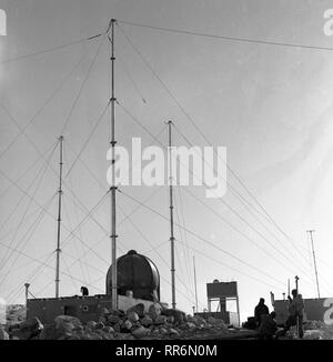 Operation Deep Freeze ich - 1955 / 1956 - USA Task Force 43 Stockfoto