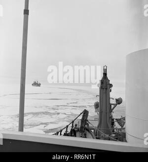 Operation Deep Freeze ich - 1955 / 1956 - USA Task Force 43 Stockfoto