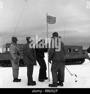 Operation Deep Freeze ich - 1955 / 1956 - USA Task Force 43 Stockfoto