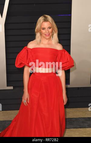 Beverly Hills, Kalifornien, USA. 24 Feb, 2019. Julie Bowen in der Vanity Fair Oscar Partei am 24. Februar 2019 in Los Angeles, Kalifornien. Foto: imageSPACE/MediaPunch Quelle: Bild Raum/Medien Punch/Alamy leben Nachrichten Stockfoto
