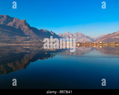 See Annone Landschaft Stockfoto