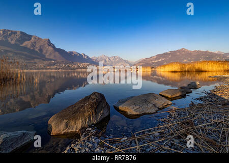 See Annone Landschaft Stockfoto