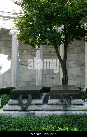 Warren G. Harding Grab in Marion, Ohio Stockfoto