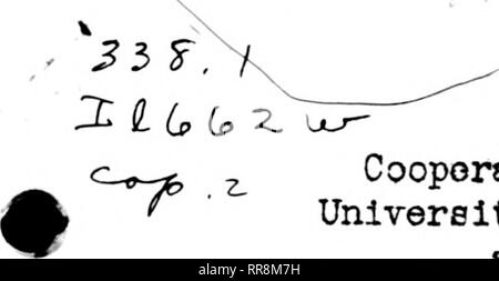 . Outlook Illinois Landwirte Brief [microform]. Landwirtschaft - - Illinois; Landwirtschaft - - Wirtschaftliche Aspekte Illinois. Ich^^. Kooperative Verlängerung Arbeiten in der Landwirtschaft und Hauswirtschaft^ Universität cf Illinois Hochschule für Landwirtschaft, Urtana, Illinois^ und USLANDWIRTSCHAFTSMINISTERIUM, kooperierenden WEEECLY ÜBERPRÜFEN UND FAB^^ - OtTTLOCK BRIEF VON G, L. Jordan^&lt;:-?. ? . J. ^ ' Professor, Agrarökonomie Universität von Illinois Hochschule für Landwirtschaft. Bitte beachten Sie, dass diese Bilder aus gescannten Seite Bilder, die digital für die Lesbarkeit verbessert haben mögen - Färbung und Appe extrahiert werden Stockfoto