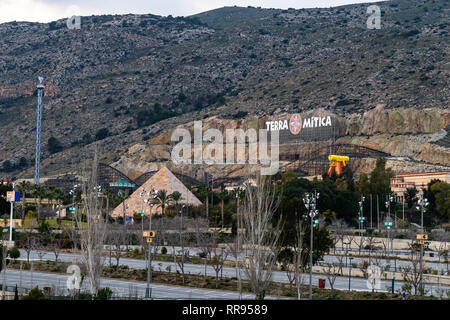 Benidorm, Spanien, 2019 Stockfoto