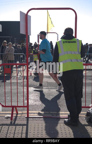 Brighton, England am 24. Februar 2019. Halbmarathon. Stockfoto