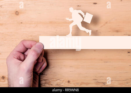 Die nächsten Schritte. Business Development Konzept Stockfoto