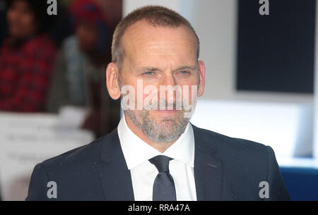 Sep 03, 2015 - London, England, UK-'Legende' Weltpremiere im Odeon, Leicester Square - Roter Teppich Ankünfte Foto zeigt: Christopher Eccleston Stockfoto