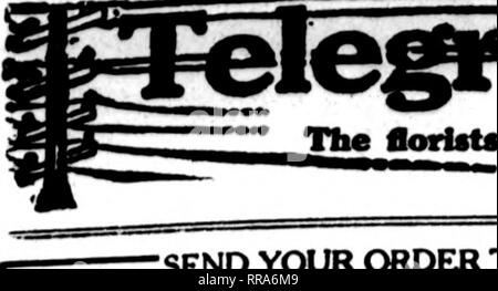 . Floristen Review [microform]. Blumenzucht. 1'..^ iji'*^'" ^-^"' • I, I J?? iwr--r, - -?? nicht.' T August 17, 1922 Die Floristen^ Review 109. legrs^ Mftr^ ei^^e Die Fersp catds ilortoto, die auf den Seiten dieser Kopf tragen, sind "prepai d otJers zu flII. aus anderen Floristen im lokalen Delivery auf der üblichen Basis.. Bitte beachten Sie, dass diese Bilder sind von der gescannten Seite Bilder, die digital für die Lesbarkeit verbessert haben mögen - Färbung und Aussehen dieser Abbildungen können nicht perfekt dem Original ähneln. extrahiert. Chicago: Floristen Pub. Co Stockfoto