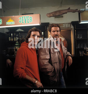 TATORT/Freunde/D 1986/Klaus Emmerich/KLAUS WENNEMANN (Frieder), Götz George (Schimanski) Goetz George 32911/Überschrift: TATORT/D 1986 Stockfoto