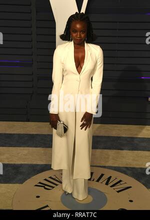 Los Angeles, USA. 24 Feb, 2019. LOS ANGELES, Ca - 24. Februar: Danai Gurira an der Vanity Fair Oscar Partei am 24. Februar 2019 in Los Angeles, Kalifornien. Credit: Imagespace/Alamy leben Nachrichten Stockfoto