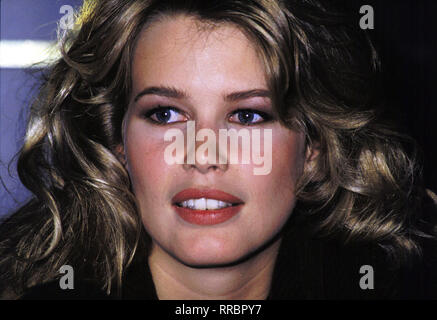 Heute mit Stargast, Supermodel Claudia Schiffer aka. Comedy-Serie/Überschrift: MAD TV/USA 1995/96 Stockfoto
