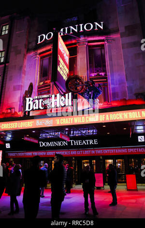 Dominion Theatre, Fledermaus aus der Hölle Musikalische, Tottenham Court Road, London, England, Großbritannien Stockfoto